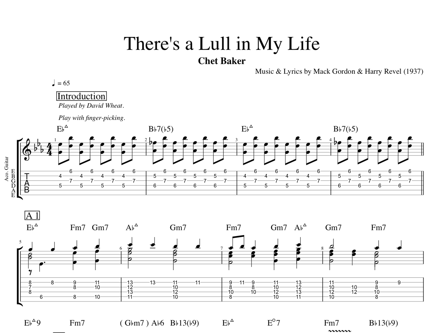 There's a Lull in My Life